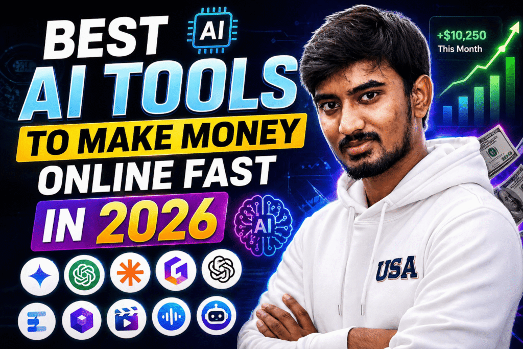 Top 5 Best AI Tools to Make Money Online Fast in 2026